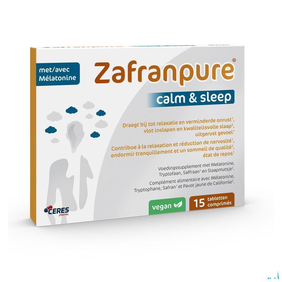 Zafranpure Calm & Sleep Comprimes 15 