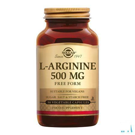 Solgar L-Arginine V-Caps 50X500Mg  -  Solgar Vitamins