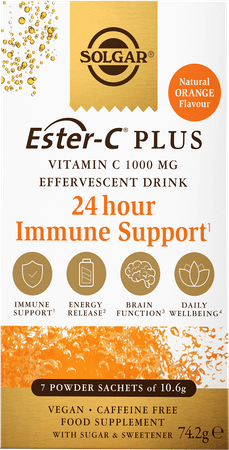 Solgar Ester-C Plus 1000Mg Sach 7X10,6G  -  Solgar Vitamins