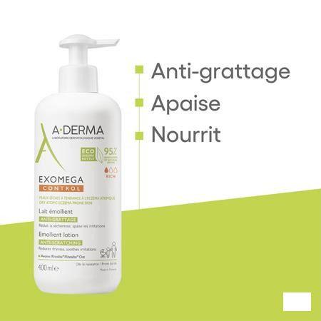Aderma Exomega Control Emol. Melk 400 ml  -  Aderma