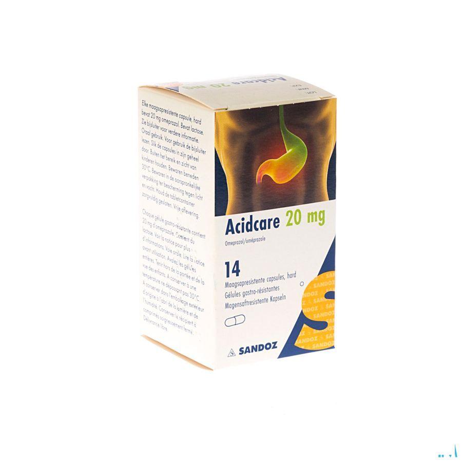 Acidcare 20 mg Sandoz Capsule Maagsapres 14 X 20 mg