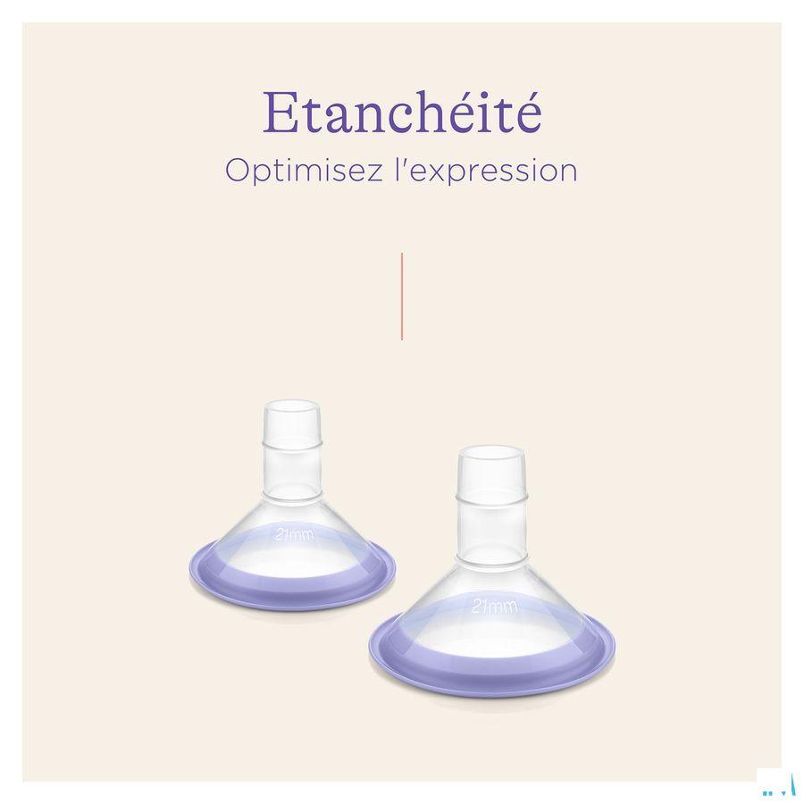Lansinoh Borstschilden Comfort Fit 2X21mm