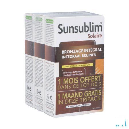 Sunsublim Integraal Bruinen Tripack Capsule 3x30