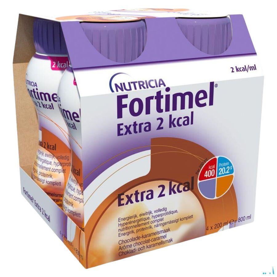 Fortimel Extra 2Kcal Chocolade Karamel 4X200 ml  -  Nutricia