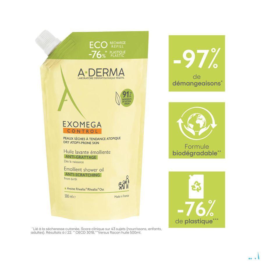 Aderma Exomega Control Huile Lav.Emol.Refill500 ml