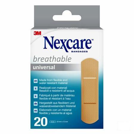 Nexcare 3M Breath.Univ.19X72Mm Strips 20 N0320Ns-0  -  3M