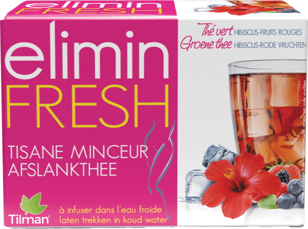Elimin Fresh Hibiscus- Rode Vruchten Tea-bags 24  -  Tilman