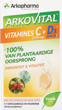 Arkovital Acerola 1000 Vit C + D3 Bruisend Comp 20