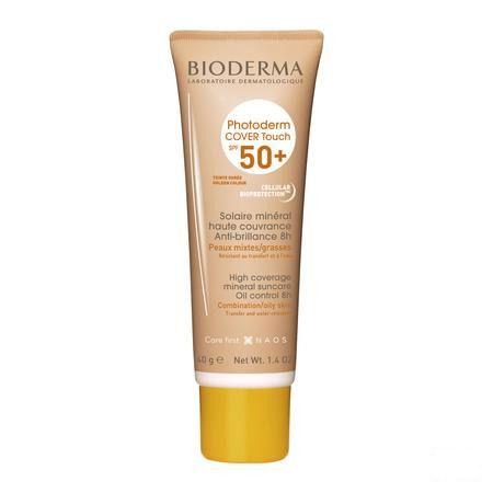 Bioderma Photoderm Cover Touch Doree Ip50+ Tb 40G  -  Naos