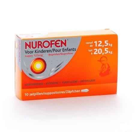 Nurofen Enfant 125 mg Suppo 10 X 125 mg