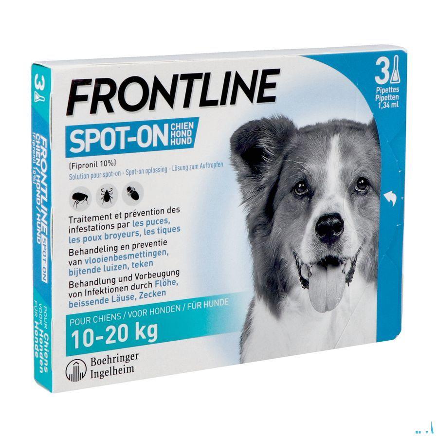 Frontline Spot On Chien 10-20kg et 3x1,34 ml