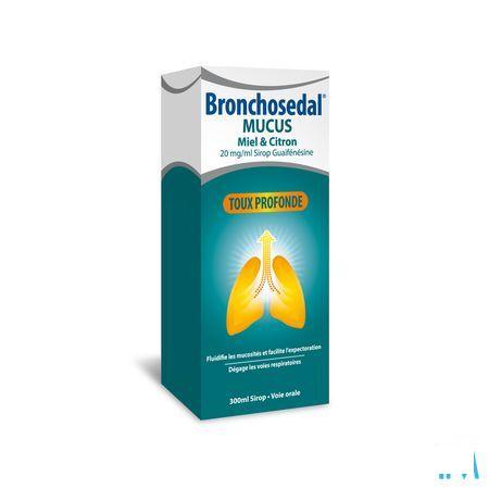 Bronchosedal Mucus Honing Citroen 300 ml 20 mg/ml