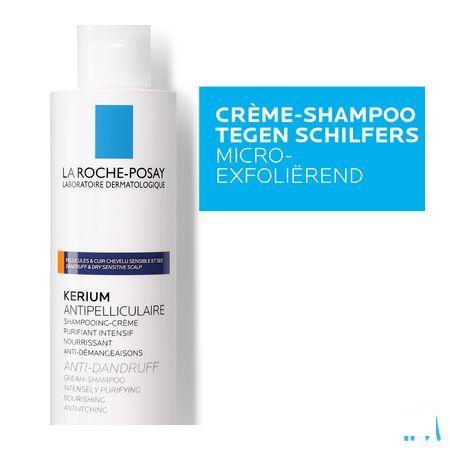 Kerium Shampoo Creme Antipelliculaire Ps 200 ml  -  La Roche-Posay
