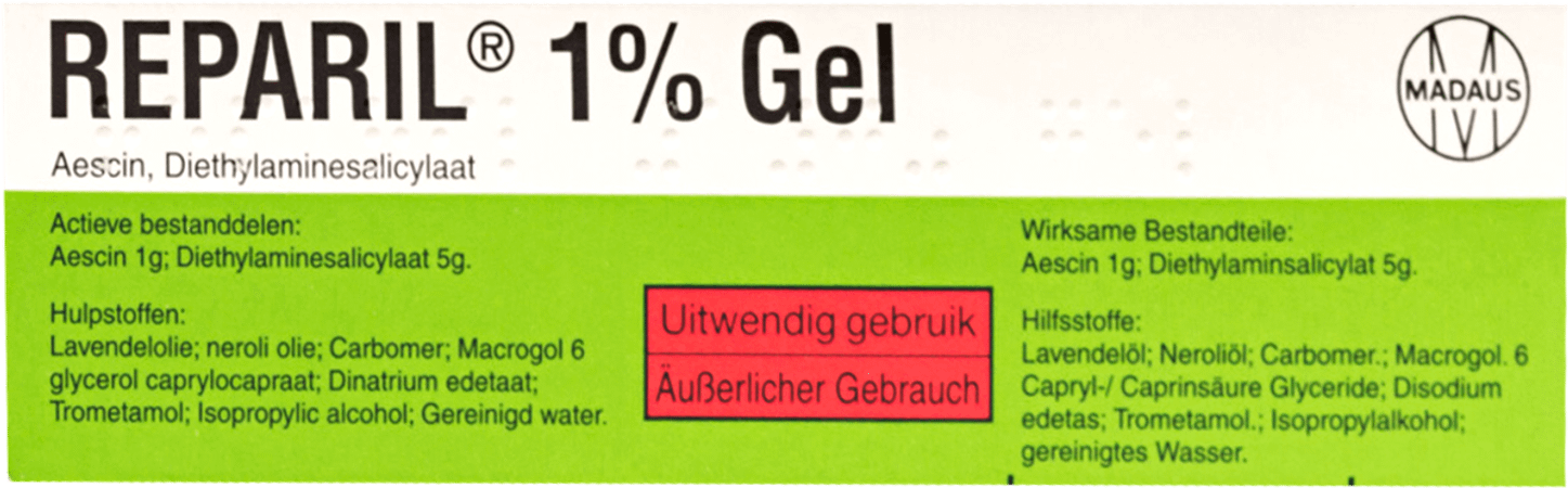 Reparil Gel 1% 40 gr