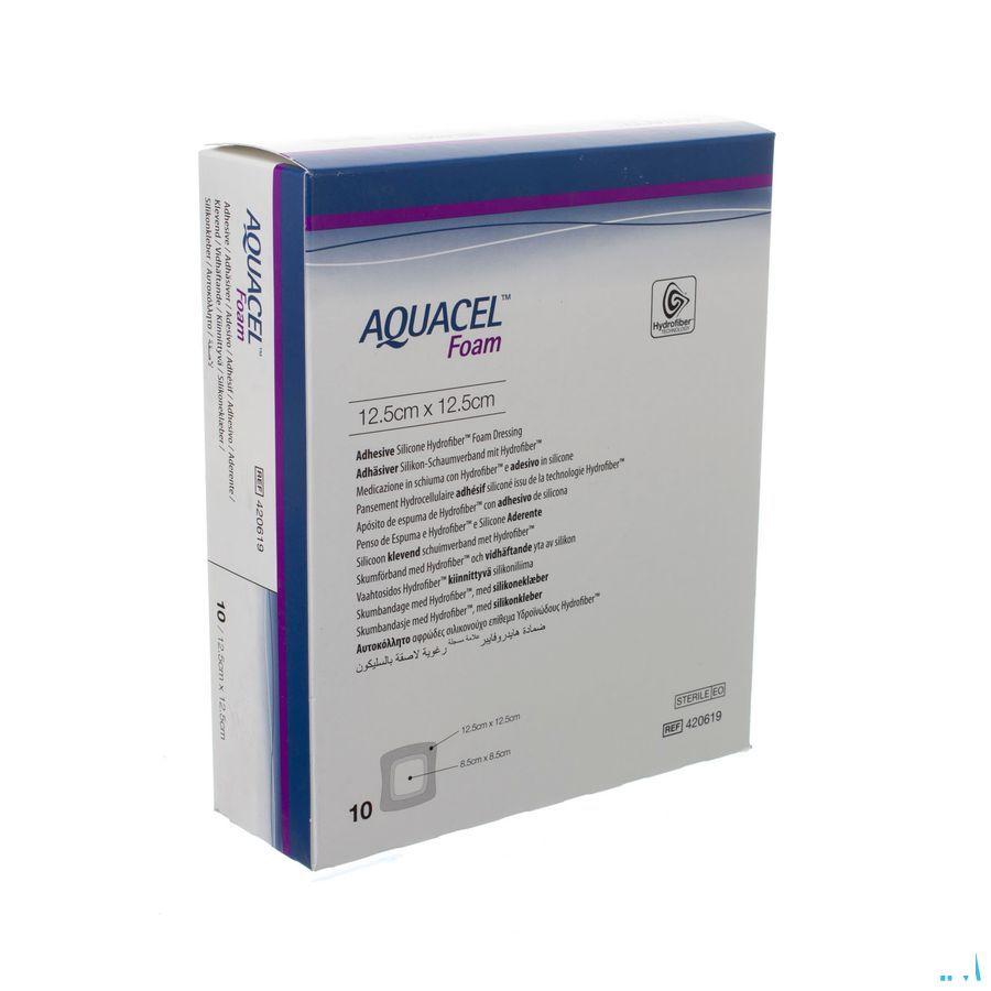 Aquacel Schuimverb Adh Hydrofiber 12,5X12,5Cm 10