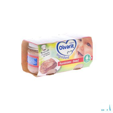 Olvarit Ingredient Kalfsvlees Pot 2x80 gr 123223  -  Nutricia