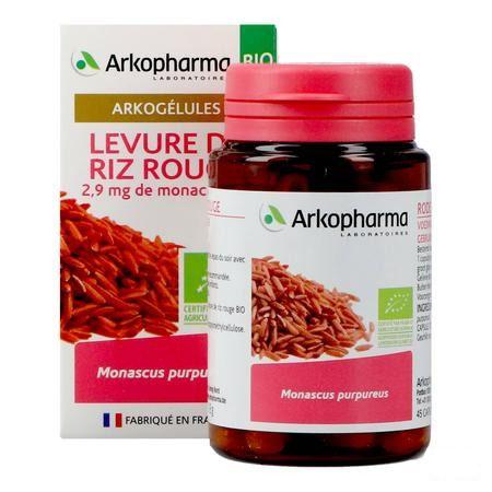 Arkogelules Levure Riz Rouge Bio Caps 45 Nf