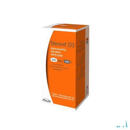 Steovit D3 Orange 500 mg/200Ui Comp Croq. 180 Flac