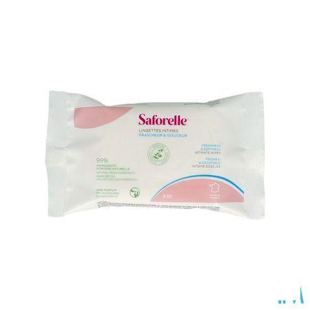 Saforelle Lingettes Flushable Pocket 10