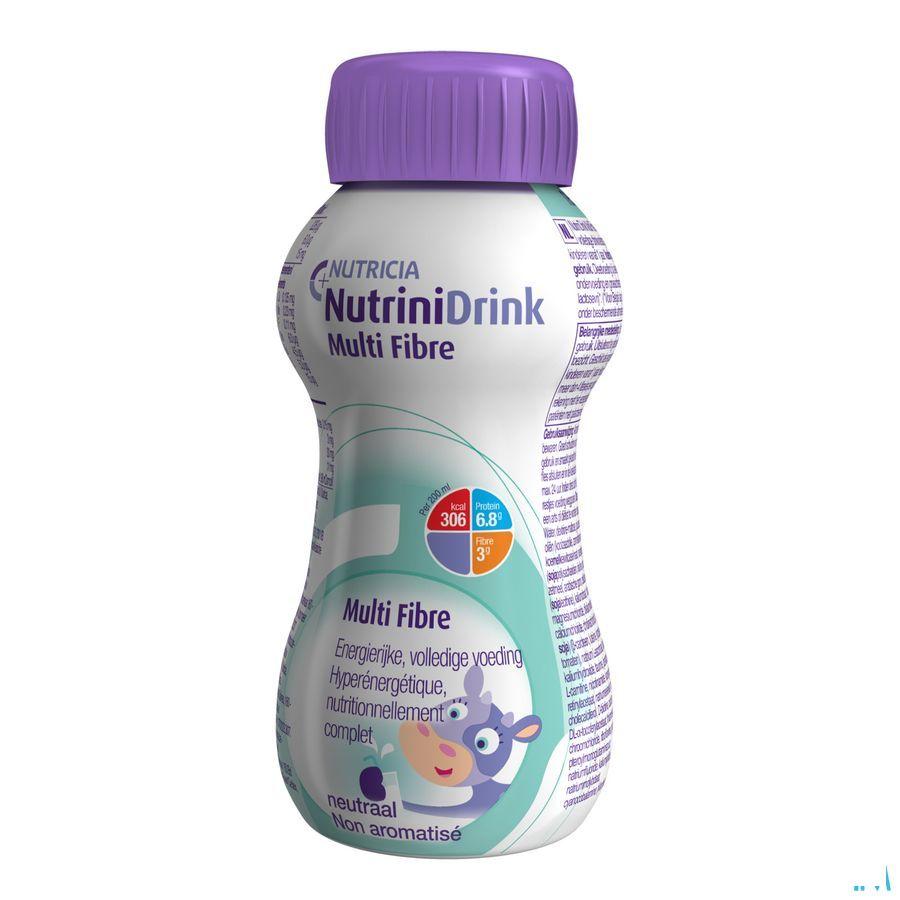 Nutrinidrink Multi Fibre Neutre Flacon 200 ml  -  Nutricia