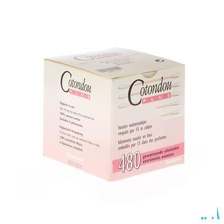 Cotondou Plus Wattestaafje Hout 240