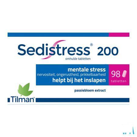 Sedistress 200 Omhulde Tabletten 98  -  Tilman