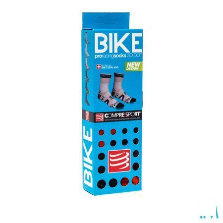Compressport Racing Socks Bike Bl/Re T5  -  Ocebio