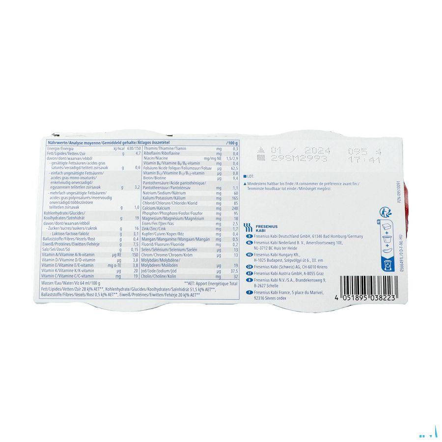 Fresubin Yocreme Framboise 4x125 gr 7120701  -  Fresenius