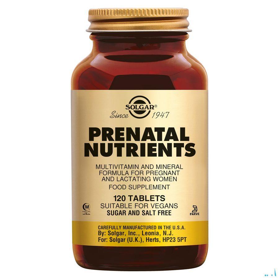 Solgar Prenatal Nutrients Tabletten 120  -  Solgar Vitamins
