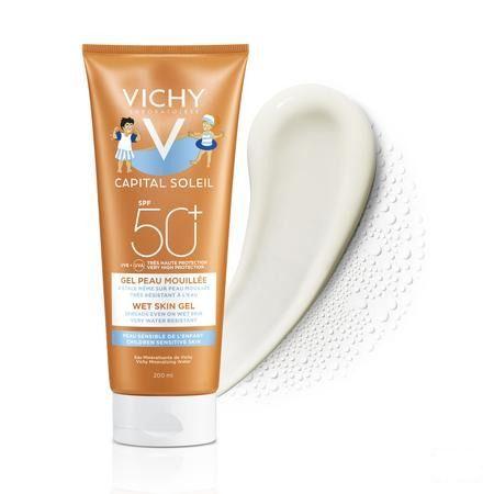 Vichy Cap. Sol. Melkgel Smelt.Kind Wet Ip50+ 200 ml  -  Vichy