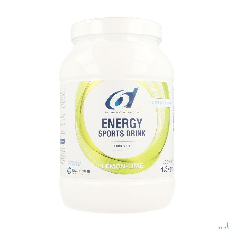 6d Sixd Energy Sports Drink Lemon Lime Poeder 1,3kg