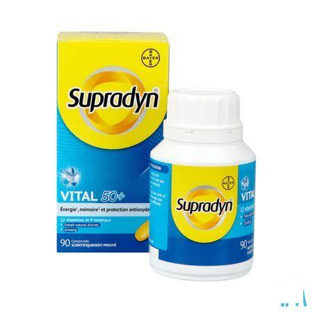 Supradyn Vital 50 + Filmomhulde tabl 90