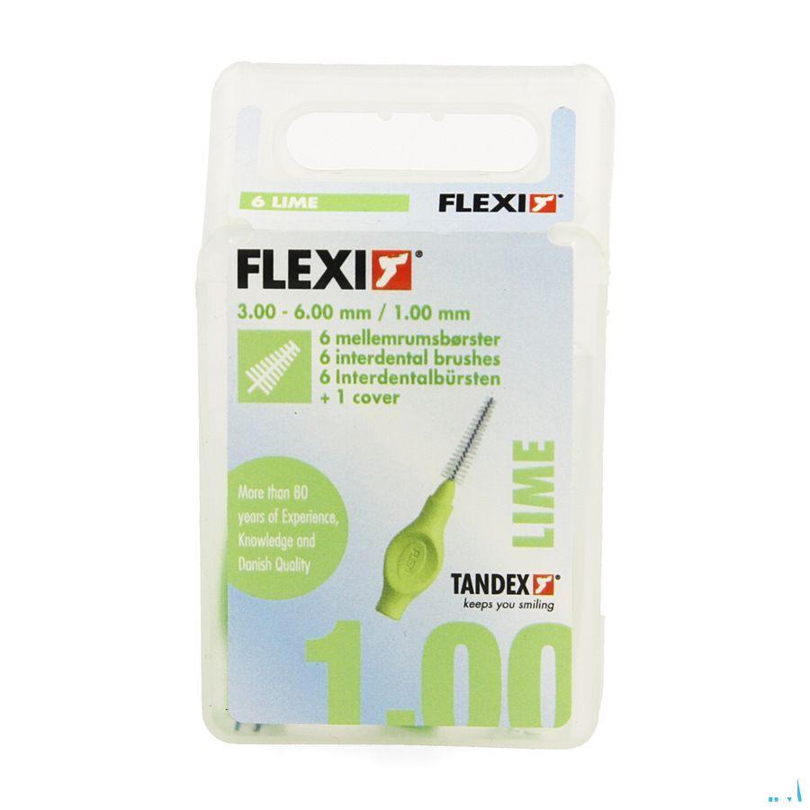 Flexi Green Borsteltje Tapered Interdentaal 6  -  Deprophar