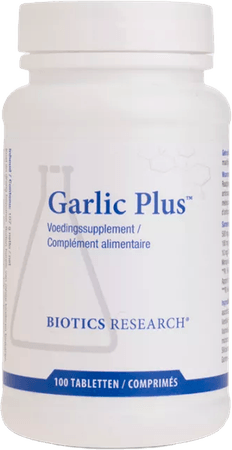 Biotics Garlic Plus 100 tabletten  -  Energetica Natura