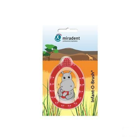 Miradent Infant O Brush Baby Tandenborstel Rood  -  Eureka Pharma