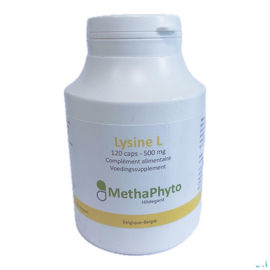 Lysine L 500 mg 120 Capsule Hildegard  -  Methaphyto