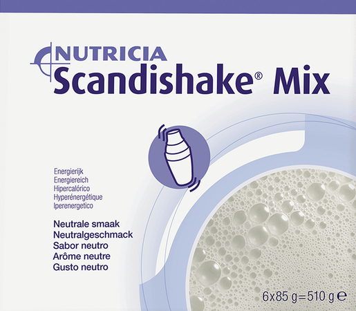 Scandishake Mix Neutraal Zakje 6x85 gr  -  Nutricia