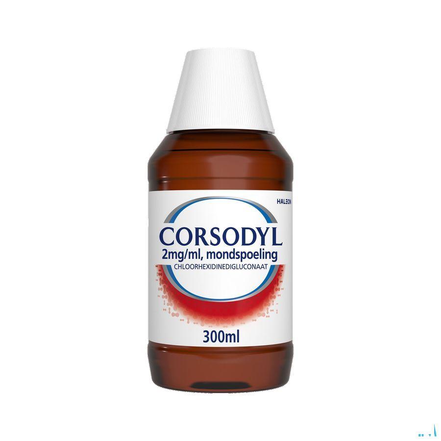 Corsodyl 2Mg/ml Mondspoeling Oplossing 300 ml
