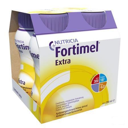 Fortimel Extra Abricot 4x200 ml 2505014  -  Nutricia