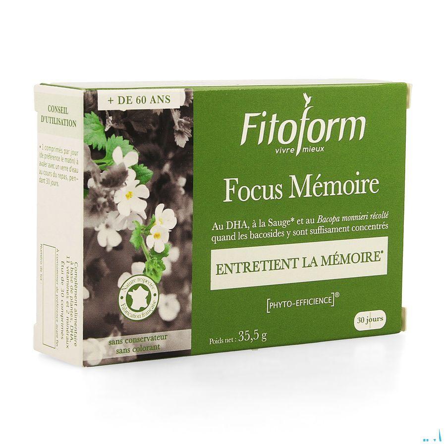 Focus Memoire Comprimes 30  -  Bioholistic Diffusion
