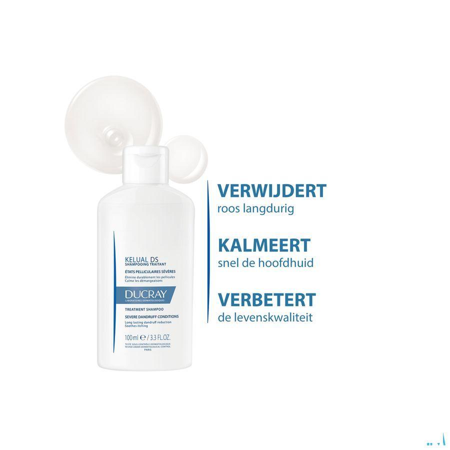 Ducray Kelual Ds Shampoo Verzorg. Hardnek. Roos 100 ml