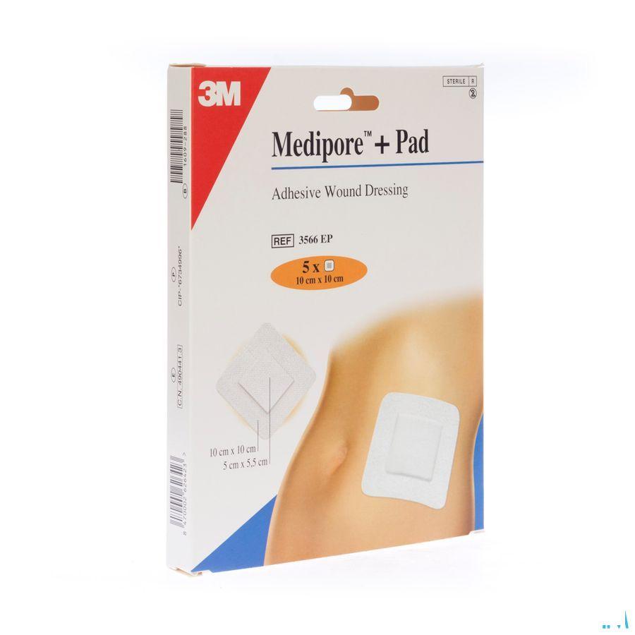 Medipore + Pad 3m 10x10,0cm 5 3566p  -  3M