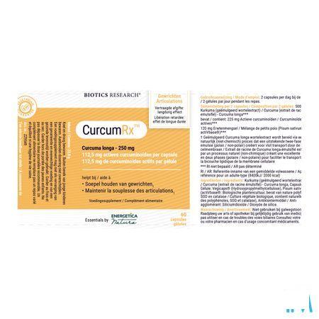 Curcumrx 60 vegicaps  -  Energetica Natura