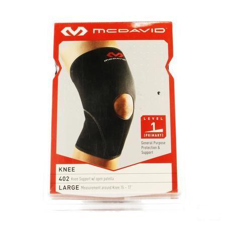 Mcdavid Knee Supp.open Patella Black/scarl.xxl 402
