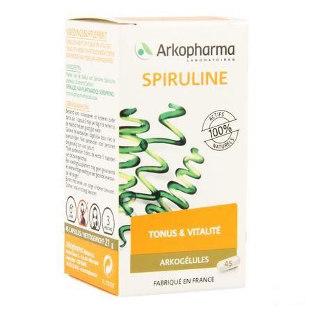 Arkogelules Spiruline Vegetal 45  -  Arkopharma