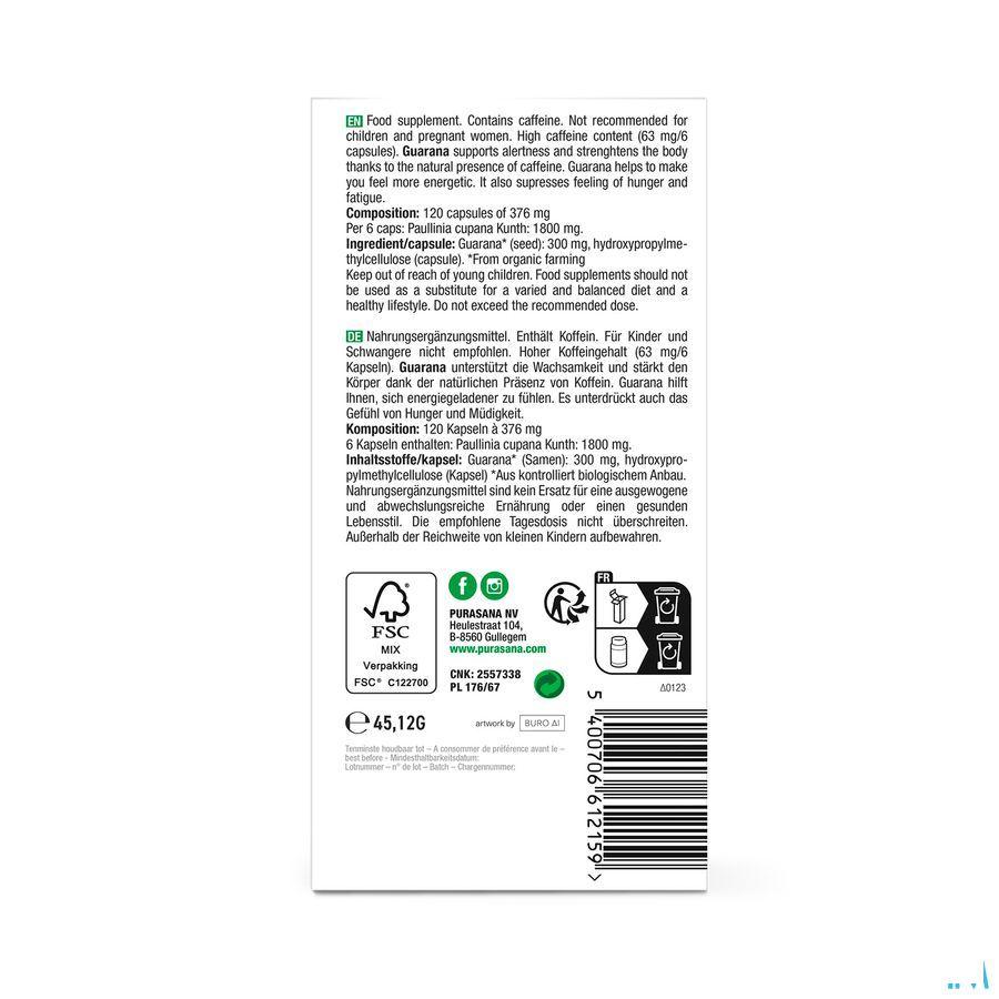 Guarana Bio Capsule 120x300 mg