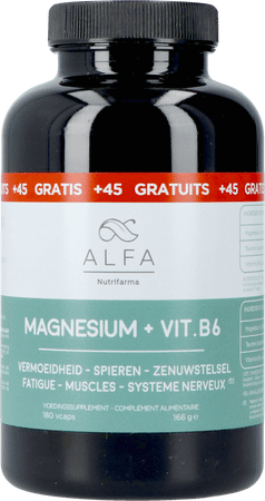 Alfa Magnesium + Vit B6 V-Caps 180