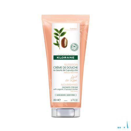 Klorane Corps Creme Douche Lait Rose 200 ml