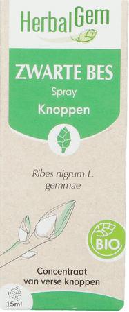 Herbalgem Zwarte Bes Bio Spray 15 ml