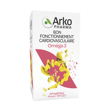 Arkogelules Omega 3 Origine Marine 180  -  Arkopharma